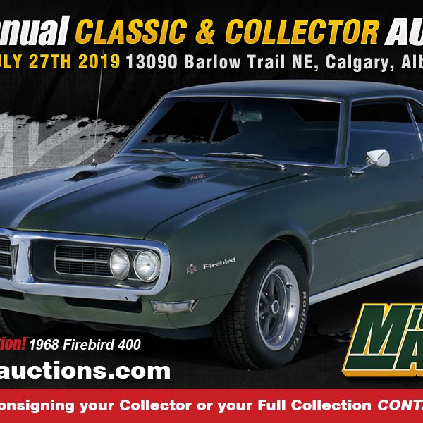 JULY 27, 2019 20th ANNUAL MICHENER ALLEN CLASSIC AND COLLECTOR CAR