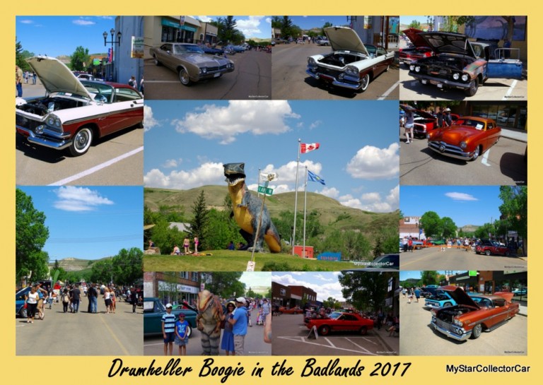 TEARING UP THE HIGHWAY LIKE A BIG OLD DINOSAUR TO THE DRUMHELLER CAR SHOW