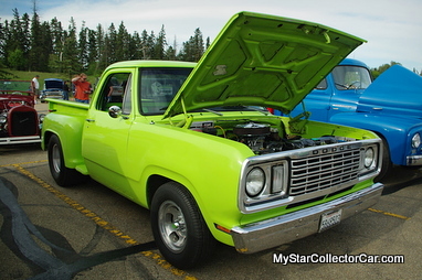 OCTOBER 4, 2013 (NOVEMBER 2013) UNUSUAL TRUCK: A LIME GREEN 1977 DODGE ½  TON SPEED MACHINE