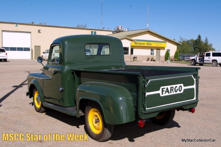 MSCC SEPTEMBER 18 STAR OF THE WEEK: 1953 FARGO –A CANADIAN WORKING LEGEND
