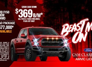 CAM CLARK FORD AIRDRIE–BEAST MODE ON