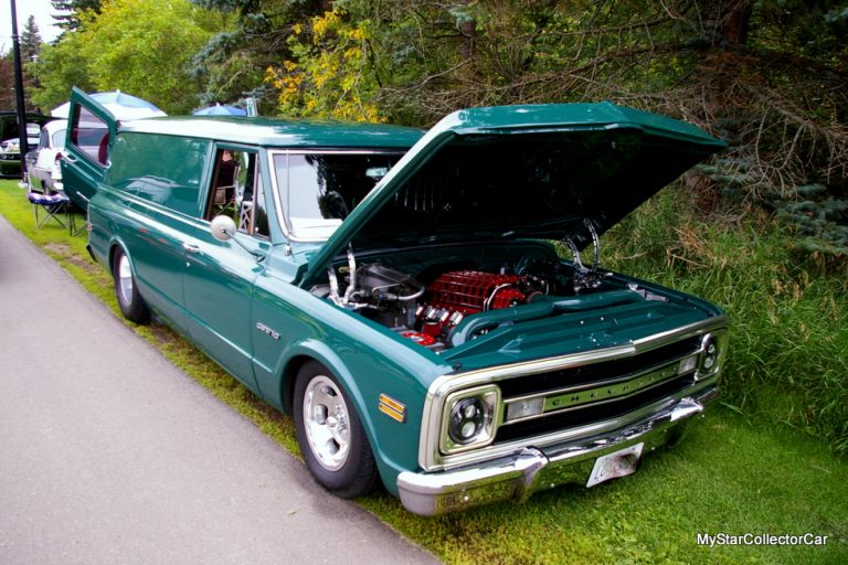 DECEMBER 2019: A 1969 CHEVY PANEL TRUCK RESTO MOD IS NOW FAST AND COOL