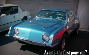 MYSTARCOLLECTOR ASKS THE QUESTION: WAS THE 1962 STUDEBAKER AVANTI THE FIRST PONY CAR?