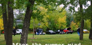 THE SUMMER WIND BLOWS OUT OF TOWN FOR CAR SHOWS