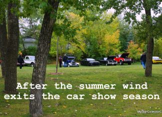 THE SUMMER WIND BLOWS OUT OF TOWN FOR CAR SHOWS