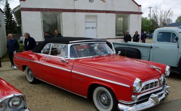 OCTOBER 2019: 1955 CHRYSLER WINDSOR CONVERTIBLE—MUSEUM QUALITY EARLY EXNER ERA CLASSIC