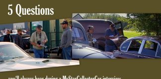 MSCC OCT 4 FEATURE FIVE FOR FRIDAY: 5 QUESTIONS YOU’LL ALWAYS HEAR DURING A MYSTARCOLLECTORCAR INTERVIEW