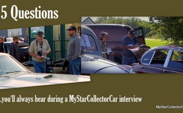 MSCC OCT 4 FEATURE FIVE FOR FRIDAY: 5 QUESTIONS YOU’LL ALWAYS HEAR DURING A MYSTARCOLLECTORCAR INTERVIEW