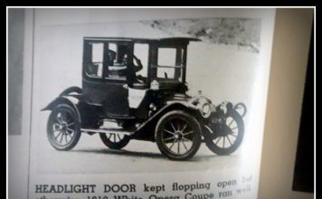 A RETRO MAGAZINE TEST DRIVE IN A VERY RETRO 1910 WHITE OPERA COUPE