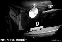 MSCC OCTOBER 16 “WHAT’S IT?” WEDNESDAY— IT’S THE STANDARD ONE HEADLIGHT-ONE TAILLIGHT PATTERN