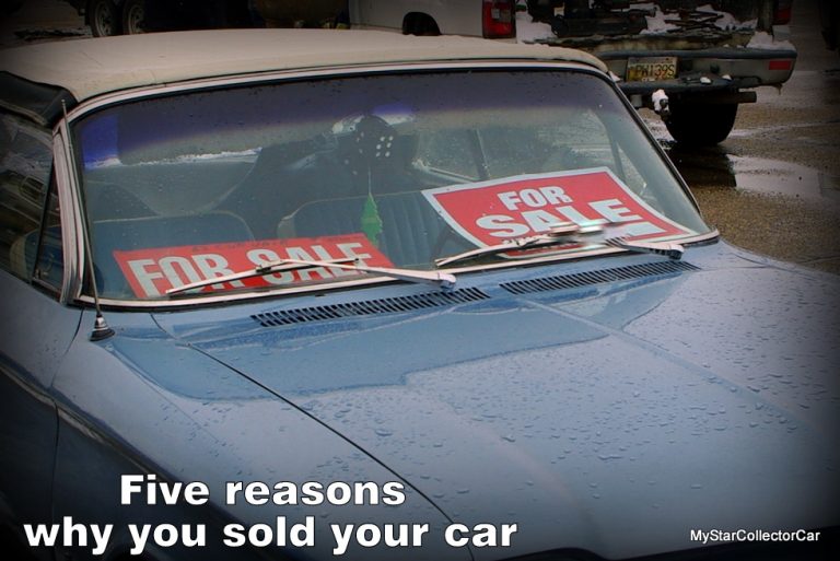 MSCC OCT 18 FEATURE FIVE FOR FRIDAY: FIVE REASONS WHY YOU SOLD YOUR BELOVED OLD CAR
