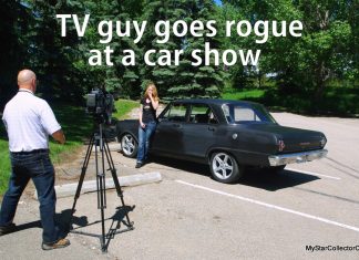 A TV REPORTER/MORON GETS FIRED FOR ALL OF THE RIGHT REASONS AT A CAR SHOW