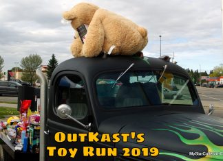 HOW TO MAKE A KID HAPPY AT CHRISTMAS: THE 2019 OUTKASTS CAR CLUB TOY RUN CAR SHOW