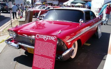 OCTOBER 8, 2009: “SCARY RIDES” MOVIE STAR CHRISTINE-’58 PLYMOUTH WITH A HOLLYWOOD ADDRESS