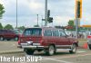 THE FIRST- GENERATION JEEP WAGONEER WAS AN EARLY VERSION OF THE SUV