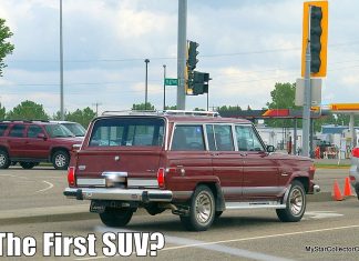 THE FIRST- GENERATION JEEP WAGONEER WAS AN EARLY VERSION OF THE SUV