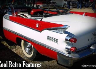 DECEMBER 20 FIVE FOR FRIDAY: MYSTARCOLLECTORCAR PICKS FIVE OF THE COOLEST RETRO FEATURES IN VINTAGE CARS