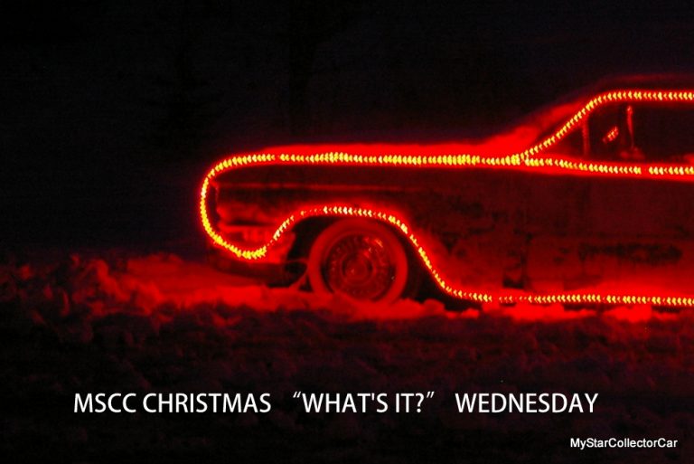 MSCC CHRISTMAS DAY “WHAT’S IT?” WEDNESDAY—THE LIGHTS ARE JUST SEASONAL