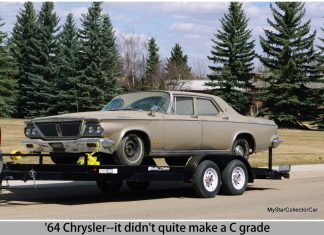THE 1965 CHRYSLER WAS A C-BODY…THE ’64 CHRYSLER WAS NOT AS ALPHABETICALLY ADVANCED