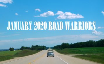 JANUARY 2020 ROAD WARRIORS – THE CURE FOR THE MID-WINTER BLUES