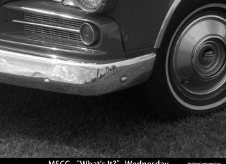 DECEMBER 18 MSCC “WHAT’S IT?” WEDNESDAY—ALL DRIVER’S SIDE CLUES FOR A CHANGE