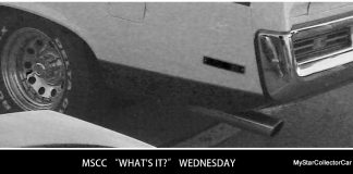 MSCC “WHAT’S IT?” WEDNESDAY – THE OLD TAILLIGHT-HEADLIGHT CLUE STRATEGY