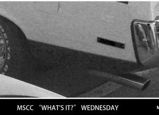 MSCC “WHAT’S IT?” WEDNESDAY – THE OLD TAILLIGHT-HEADLIGHT CLUE STRATEGY