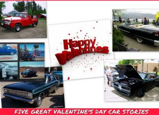 FEBRUARY 14 FEATURE FIVE FOR FRIDAY—FIVE GREAT VALENTINE’S CAR STORIES