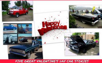 FEBRUARY 14 FEATURE FIVE FOR FRIDAY—FIVE GREAT VALENTINE’S CAR STORIES