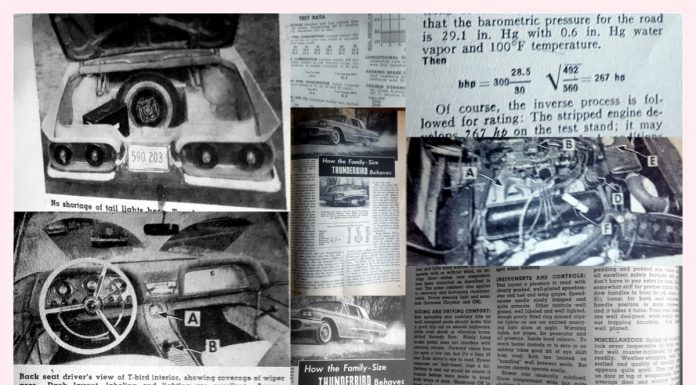 ‘SCIENCE AND MECHANICS’ TESTS THE 1958 FORD THUNDERBIRD