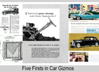 MSCC MARCH 6 FEATURE FIVE FOR FRIDAY: MYSTARCOLLECTORCAR SALUTES FIVE “FIRSTS” IN CAR GIZMOS