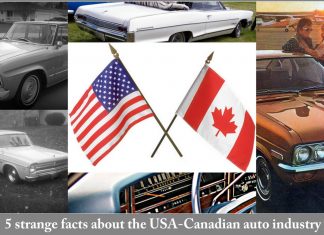 MARCH 27 FEATURE FIVE FOR FRIDAY: FIVE ODDBALL FACTS ABOUT THE CANADA-UNITED STATES AUTOMOTIVE HISTORY