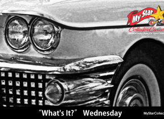 MSCC APRIL 15 “WHAT’S IT?” WEDNESDAY – SURE, IT HAS 4 HEADLIGHTS AND A LOT OF TRIM
