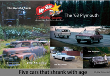 DO CARS AND TRUCKS GET SMALLER WITH AGE? THEY LOOKED A LOT BIGGER 50 YEARS AGO