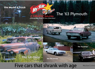 DO CARS AND TRUCKS GET SMALLER WITH AGE? THEY LOOKED A LOT BIGGER 50 YEARS AGO