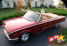 AUGUST 2020: 1960 FORD SUNLINER CUSTOM CONVERTIBLE – ‘RED’ IS IN GOOD HANDS