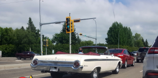DECEMBER 2020: A 1962 FORD SUNLINER CONVERTIBLE GATHERED SOME COOL CUSTOM TOUCHES OVER THE YEARS