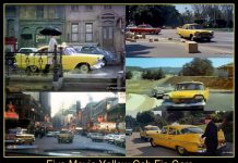 AUGUST 21 FIVE FOR FRIDAY: FIVE MOVIE YELLOW CAB FIN CARS – THEY WERE IN HOLLYWOOD LONG BEFORE CHRISTINE