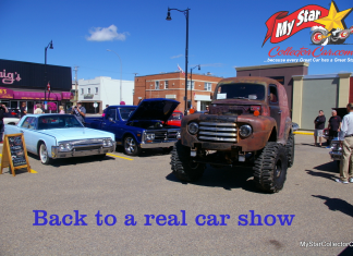 BELIEVE IT OR NOT MYSTARCOLLECTORCAR WAS AT AN ACTUAL CAR SHOW-AND ONE MORE SURPRISE