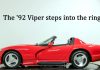 AUGUST 28 FIVE FOR FRIDAY: FIVE REASONS WHY MYSTARCOLLECTORCAR CONSIDERS THE 1992 DODGE VIPER A CLASSIC
