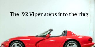 AUGUST 28 FIVE FOR FRIDAY: FIVE REASONS WHY MYSTARCOLLECTORCAR CONSIDERS THE 1992 DODGE VIPER A CLASSIC