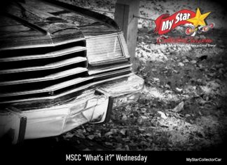 MSCC AUGUST 12 “WHAT’S IT?” WEDNESDAY – TWO CLUES…A GRILLE AND A QUARTER PANEL