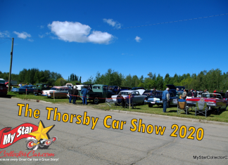 MYSTARCOLLECTORCAR’S FIRST VISIT TO THE THORSBY CAR SHOW WAS A MEMORABLE ONE