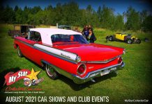 AUGUST 2021 MYSTARCOLLECTORCAR CAR SHOWS AND CLUB EVENTS