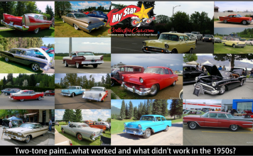 DID TWO-TONE PAINT ALWAYS WORK IN THE 50S?