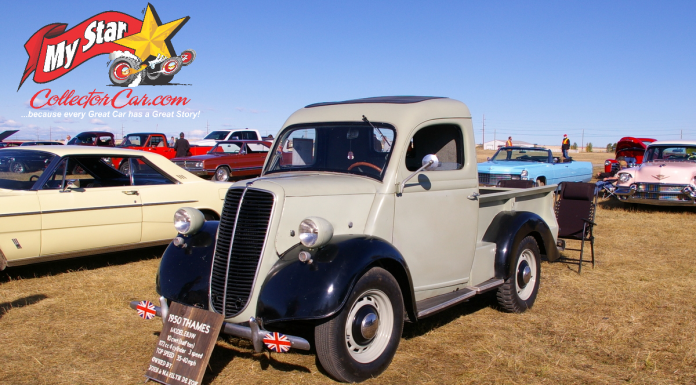 APRIL 2021: NOT A HOT ROD-BUT THIS 1950 FORD OF ENGLAND THAMES TRUCK IS OLD SCHOOL COOL