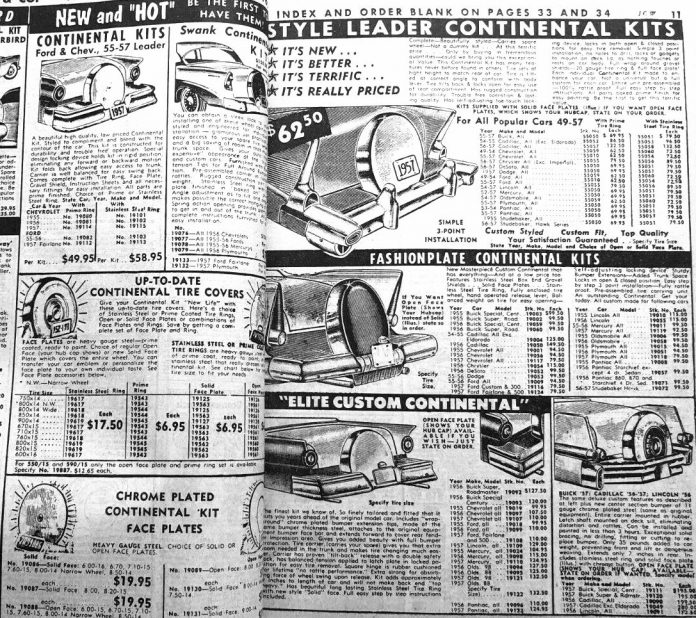 WHAT DID 50S COOL COST? AN OLD JC WHITNEY CATALOG WILL TELL YOU