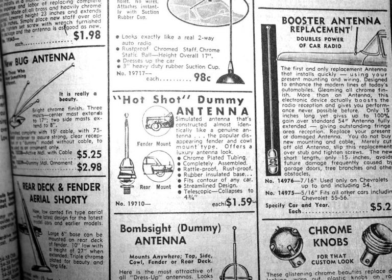 WHAT DID 50S COOL COST? AN OLD JC WHITNEY CATALOG WILL TELL YOU