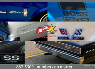 MSCC OCTOBER 16 FIVE FOR FRIDAY: JENNY (867 5309) WAS A TESTOSTERONE-FUELED SONG… BUT THESE WERE FIVE FAMOUS GASOLINE-FUELED CAR NAMES AND NUMBERS FROM THE PAST