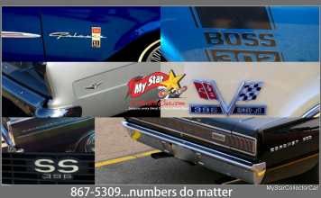 MSCC OCTOBER 16 FIVE FOR FRIDAY: JENNY (867 5309) WAS A TESTOSTERONE-FUELED SONG… BUT THESE WERE FIVE FAMOUS GASOLINE-FUELED CAR NAMES AND NUMBERS FROM THE PAST